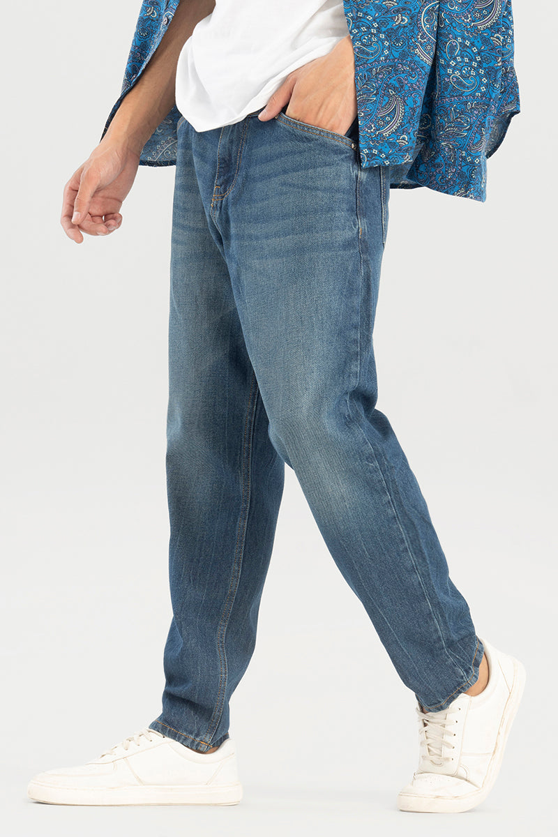 Waggish Blue Baggy Fit Jeans