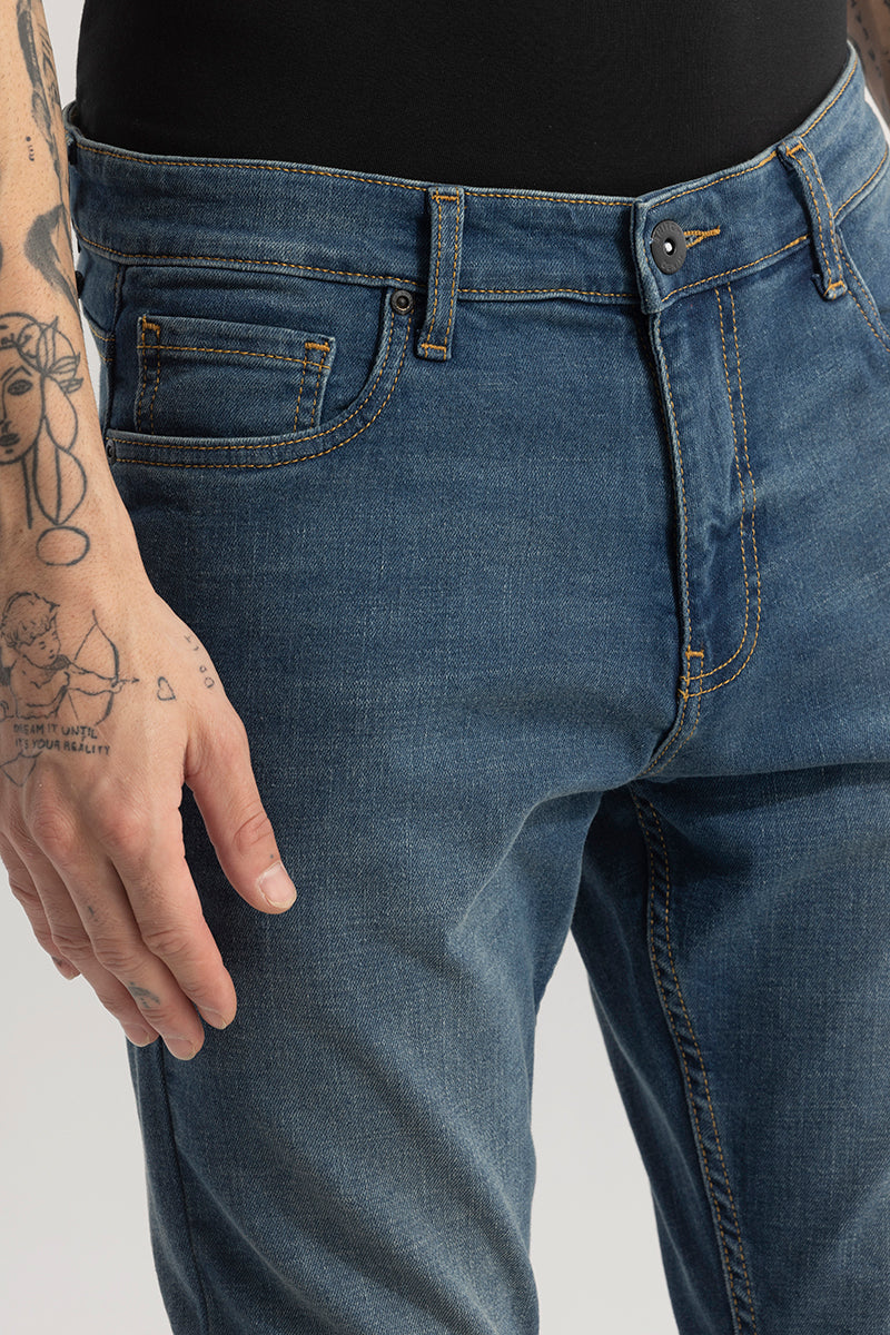 Asmodeus Spruce Blue Slim Fit Jeans