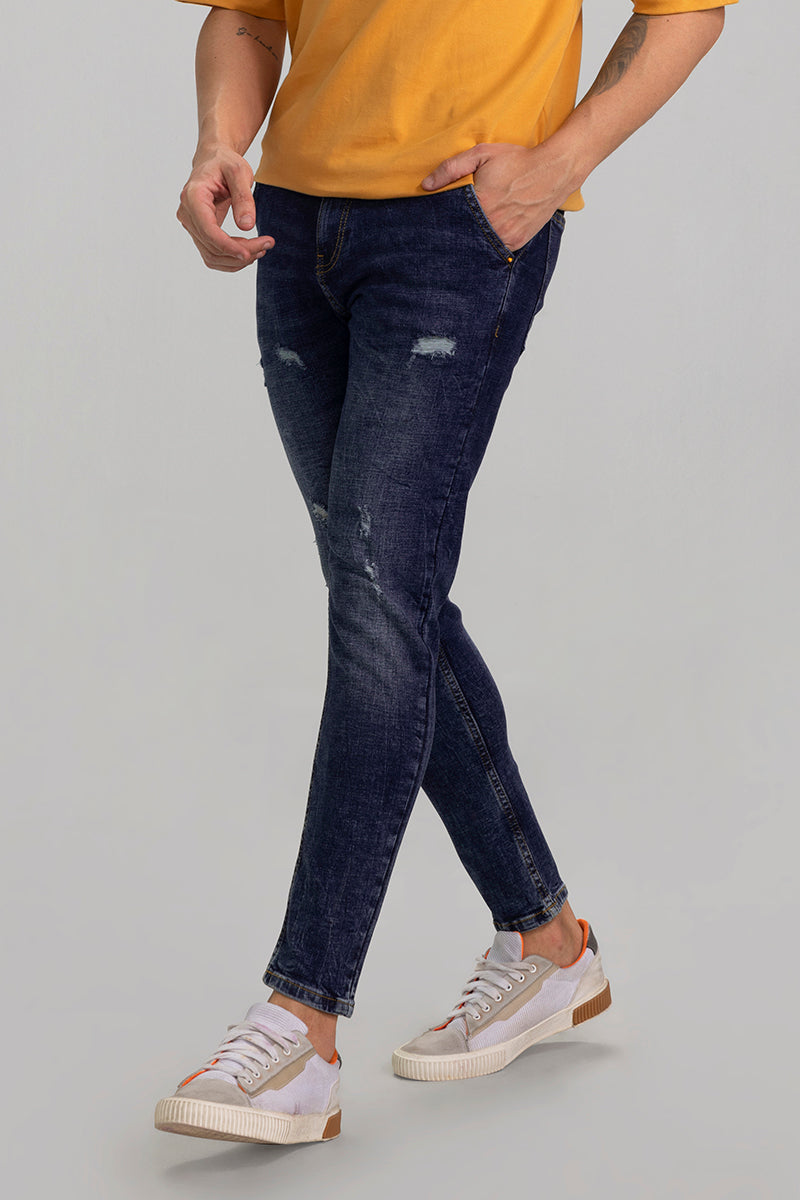 Rex Pebble Blue Skinny Jeans