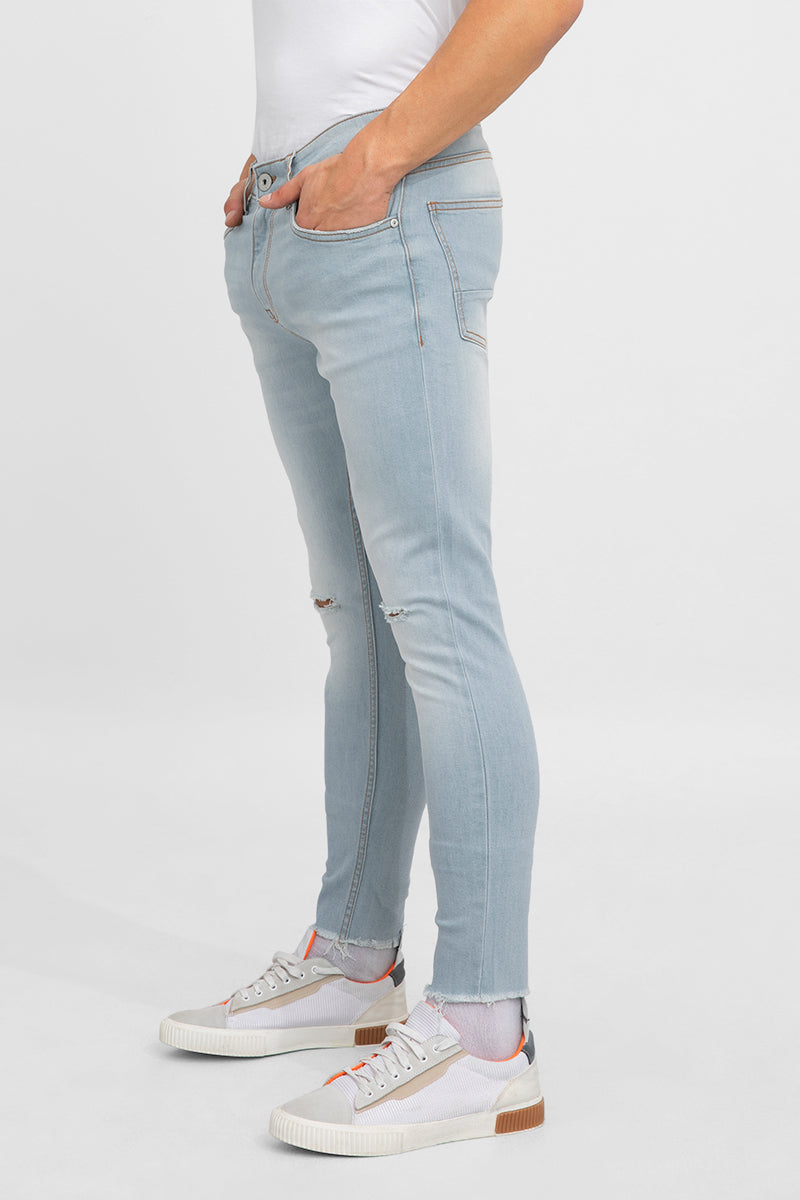 Zeal Greyish Blue Denim