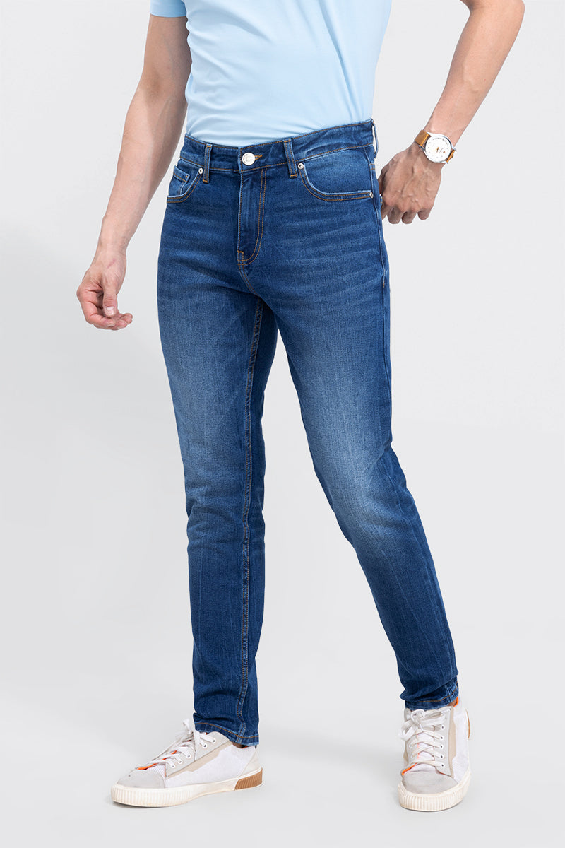 Freeze Cobalt Blue Slim Fit Jeans